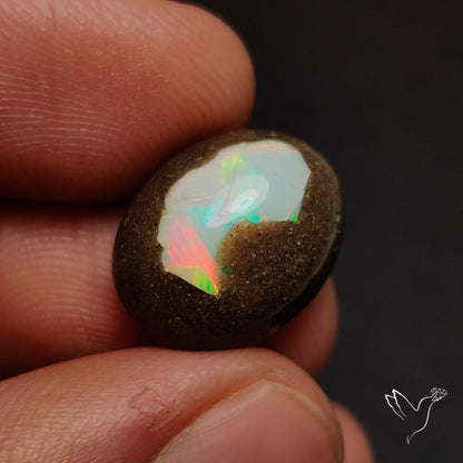 Galaxy Inlay Opal in Matrix