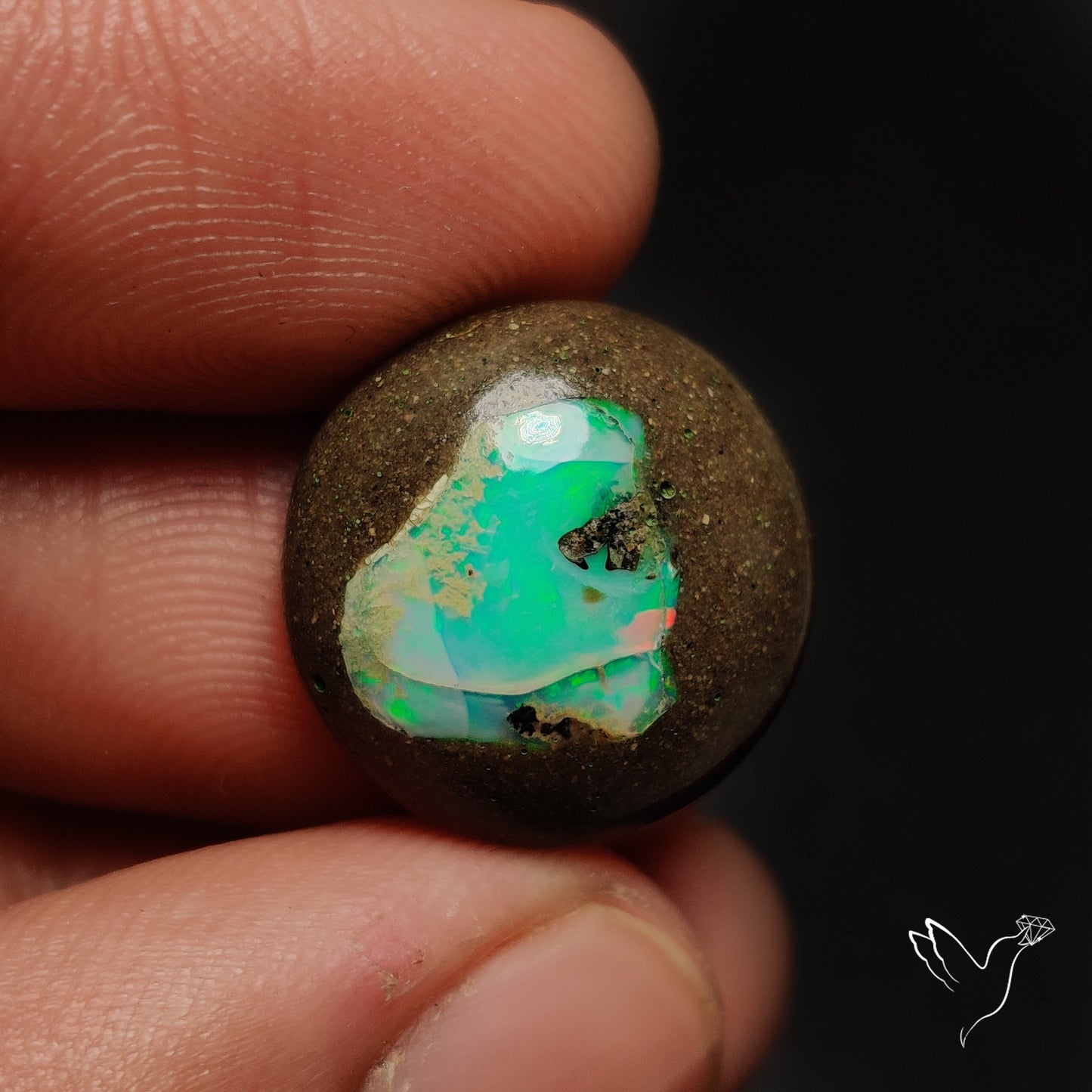 Buy Galaxy Inlay Opal in Matrix N46705 Online at GemstonesForSale