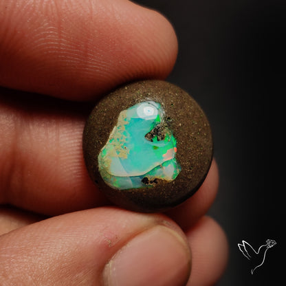 Galaxy Inlay Opal in Matrix