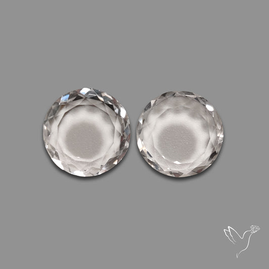 Buy Portrait Cut Himalayan Clear Quartz Pair N46717 Online at GemstonesForSale