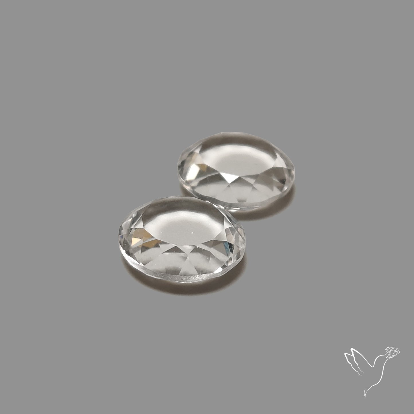 Portrait Cut Himalayan Clear Quartz Pair