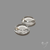 Portrait Cut Himalayan Clear Quartz Pair