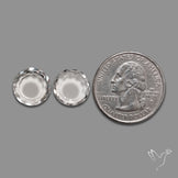 Portrait Cut Himalayan Clear Quartz Pair