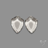 Buy Portrait Cut Himalayan Clear Quartz Pair N46718 Online at GemstonesForSale
