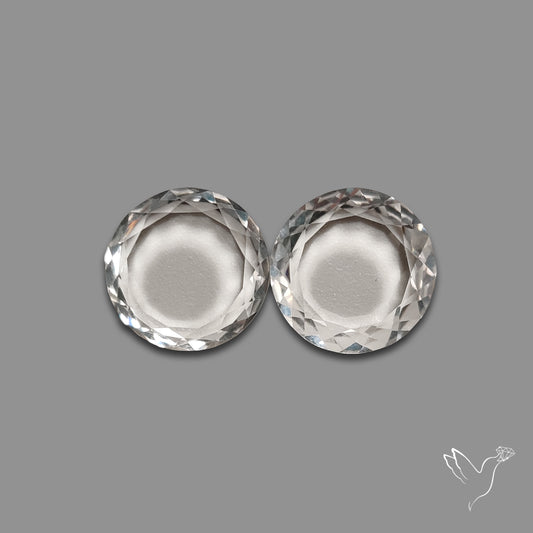 Buy Portrait Cut Himalayan Clear Quartz Pair N46721 Online at GemstonesForSale