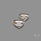 Portrait Cut Himalayan Clear Quartz Pair