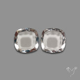 Buy Portrait Cut Himalayan Clear Quartz Pair N46723 Online at GemstonesForSale