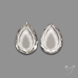 Buy Portrait Cut Himalayan Clear Quartz Pair N46725 Online at GemstonesForSale
