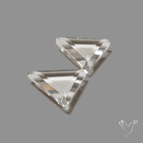 Portrait Cut Himalayan Clear Quartz Pair