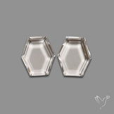 Buy Portrait Cut Himalayan Clear Quartz Pair N46729 Online at GemstonesForSale