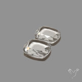 Portrait Cut Himalayan Clear Quartz Pair