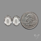 Portrait Cut Himalayan Clear Quartz Pair
