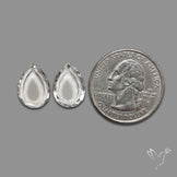 Portrait Cut Himalayan Clear Quartz Pair