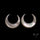 Buy Mother Of Pearl Horn Crescents Pair White N46740 Online at GemstonesForSale
