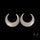 Buy Mother Of Pearl Horn Crescents Pair White N46741 Online at GemstonesForSale