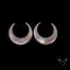 Buy Mother Of Pearl Horn Crescents Pair White N46742 Online at GemstonesForSale