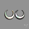 Buy Tahitian Black Mother Of Pearl Crescents Pair N46749 Online at GemstonesForSale