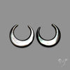Buy Tahitian Black Mother Of Pearl Crescents Pair N46752 Online at GemstonesForSale