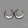 Buy Tahitian Black Mother Of Pearl Crescents Pair N46753 Online at GemstonesForSale