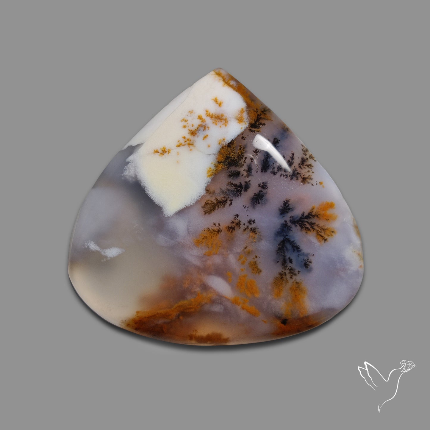 Russian Dendritic Agate Cabochon
