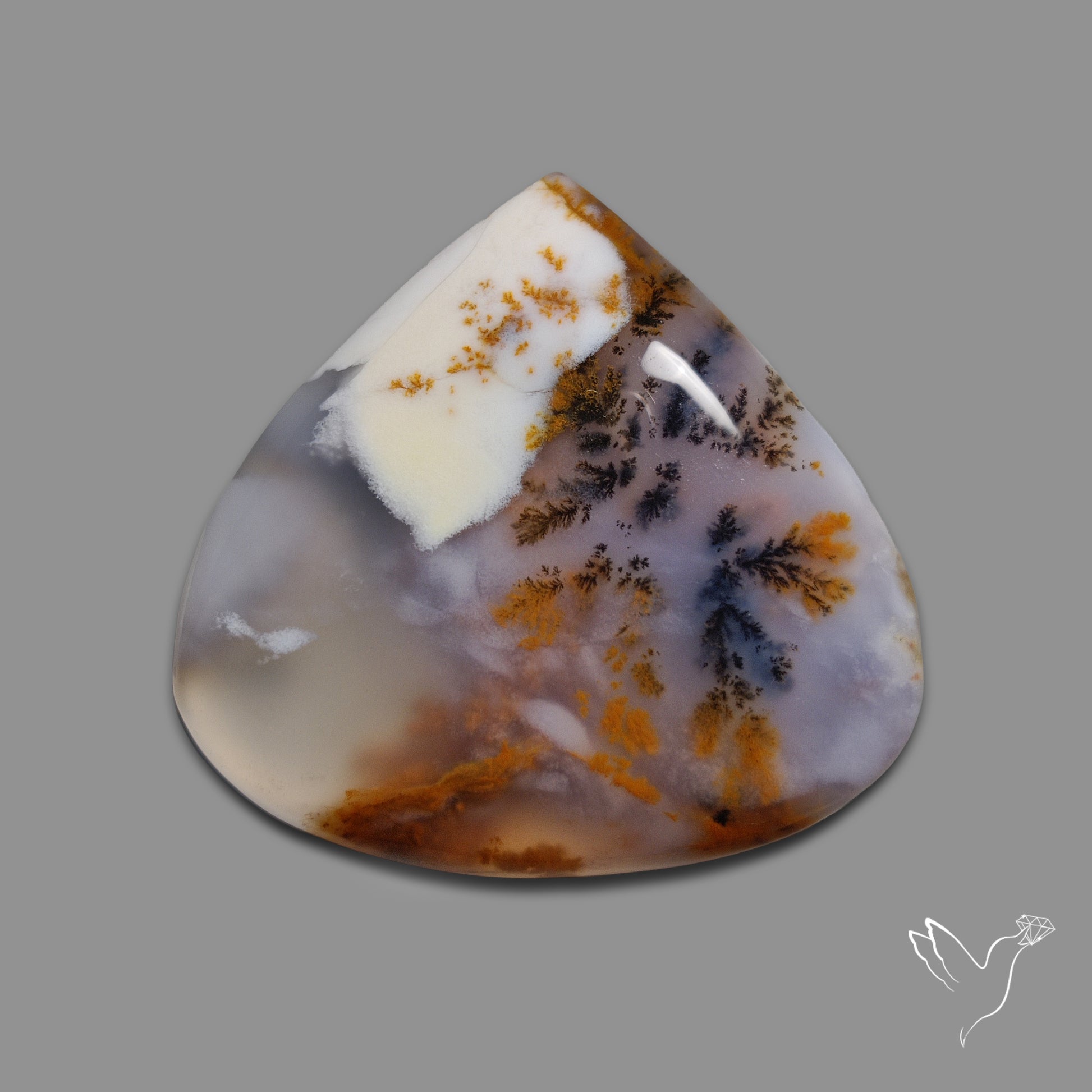 Russian Dendritic Agate Cabochon