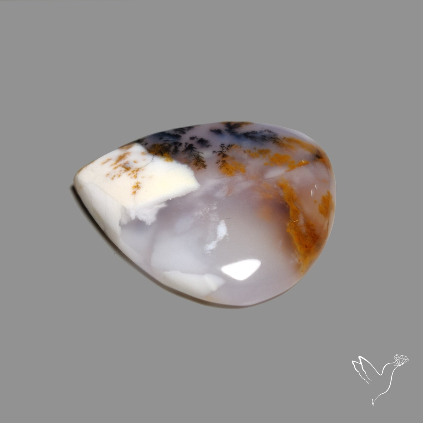Russian Dendritic Agate Cabochon