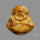 Yellow Jade Laughing Buddha Carving