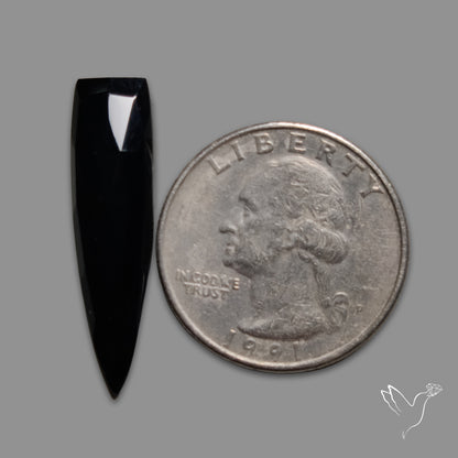Rose Cut Black Spinel