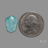 Rose Cut Himalayan Quartz With Amazonite Doublet