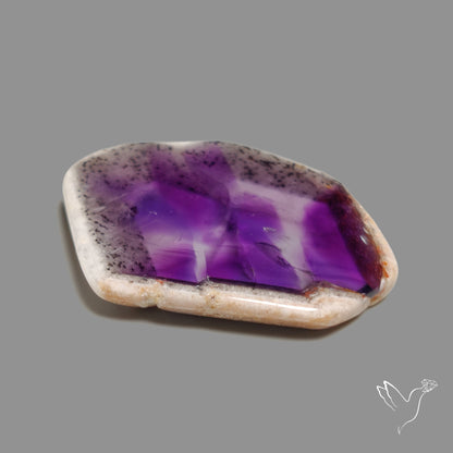 Super Seven Trapiche Amethyst Slice