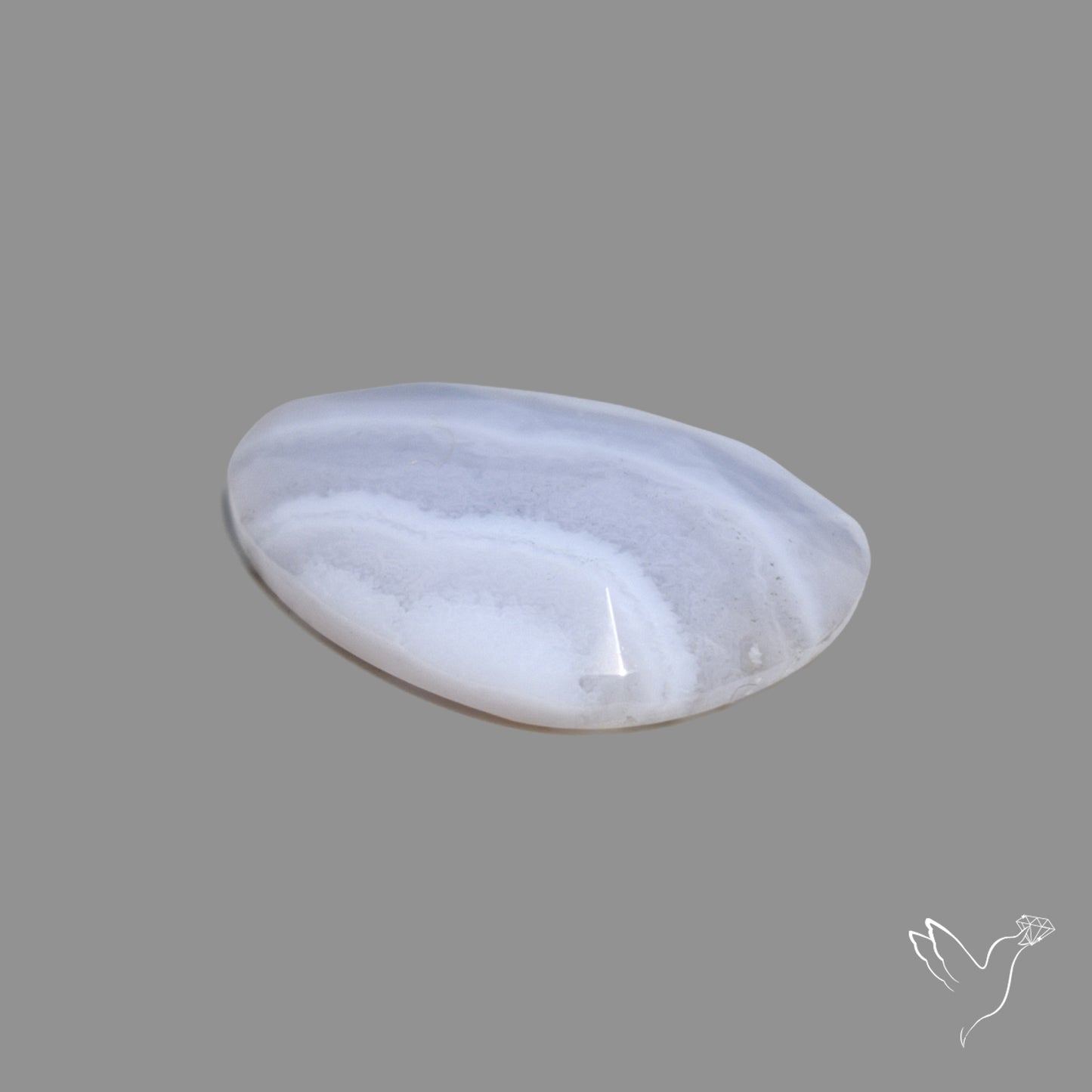 Rose Cut Blue Lace Agate