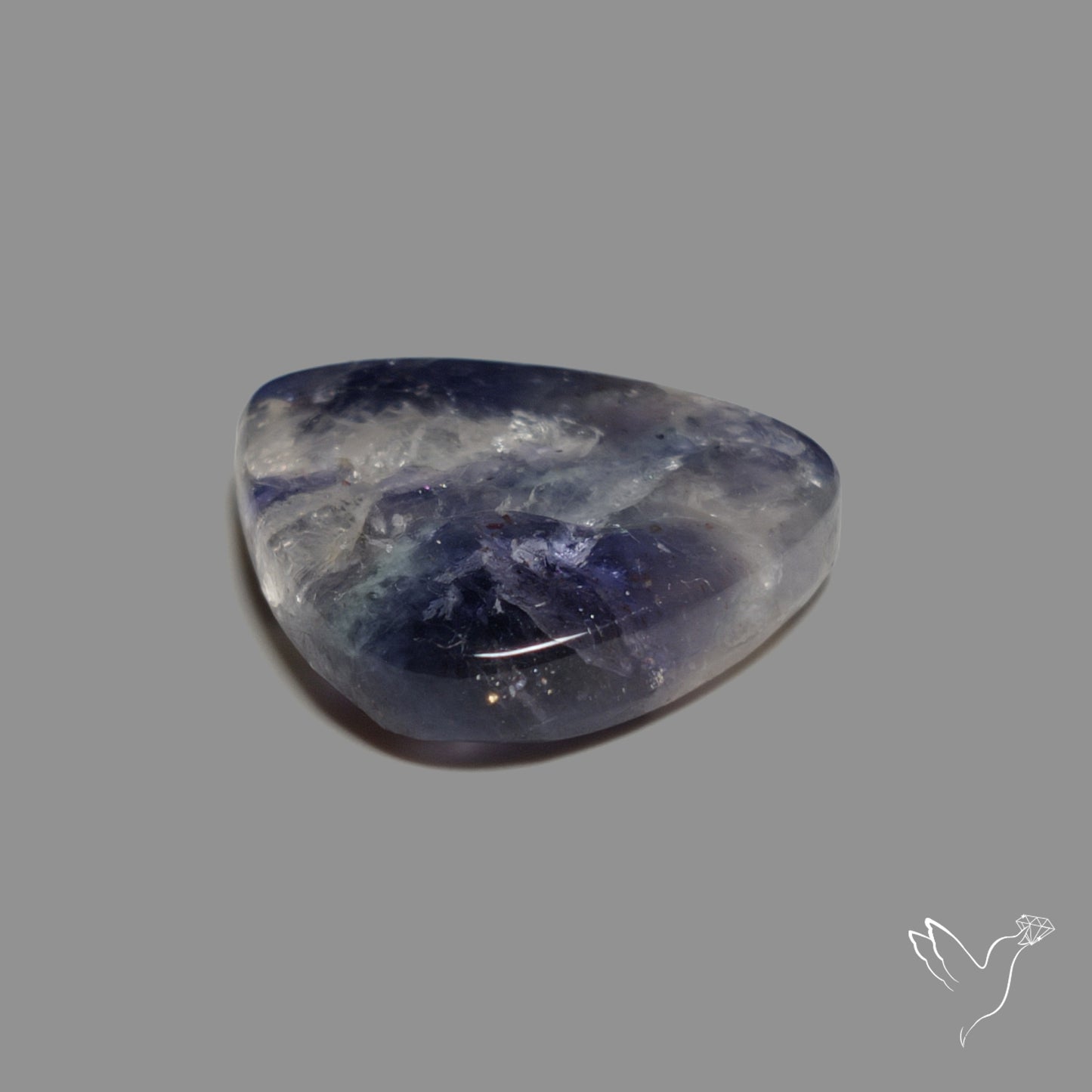 Iolite with Quartz