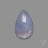 Rose Cut Blue Chalcedony