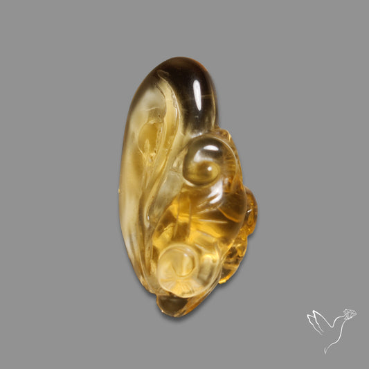 Citrine Carving