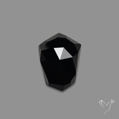Rose Cut Black Spinel