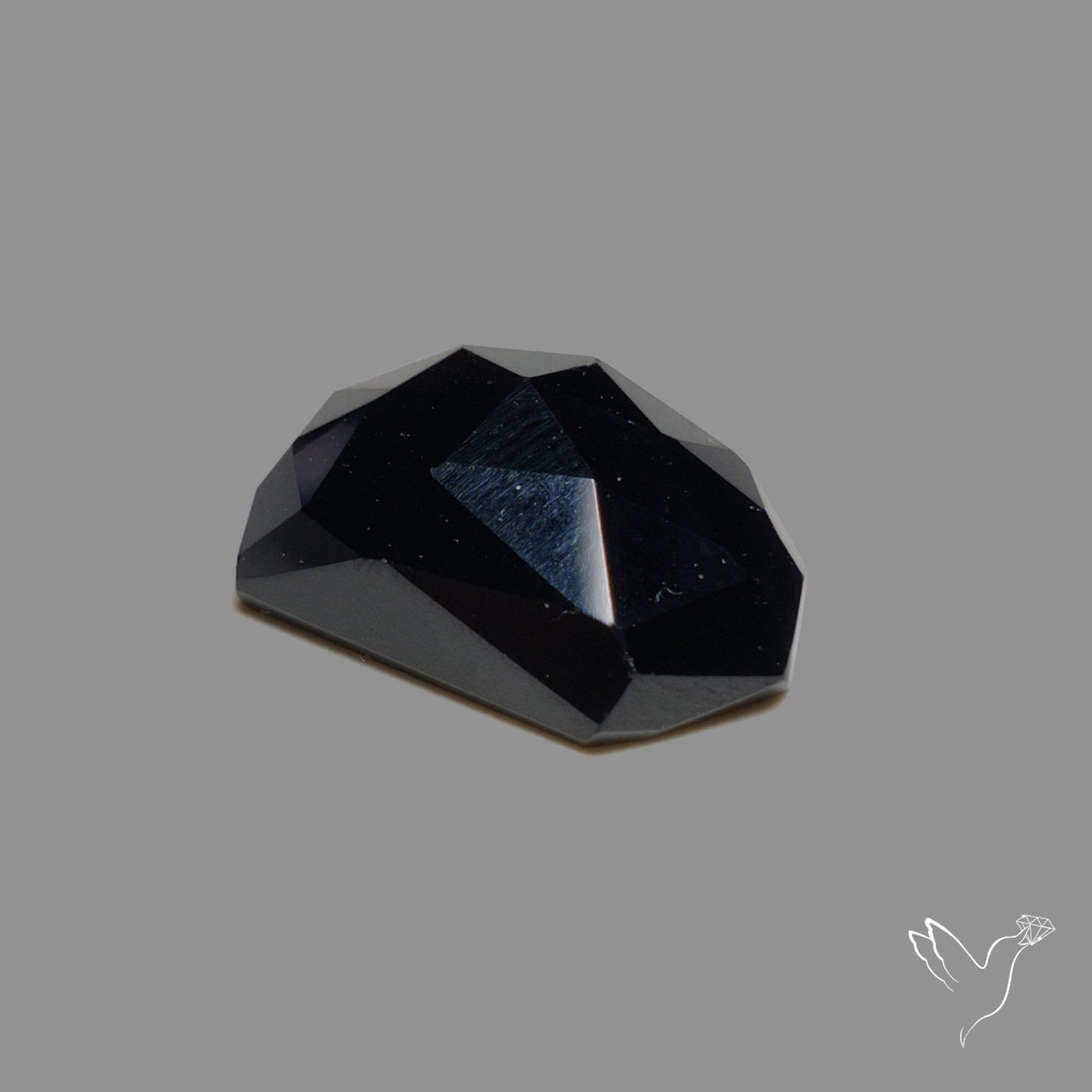 Rose Cut Black Spinel