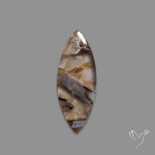 Turkish Tube Agate Cabochon