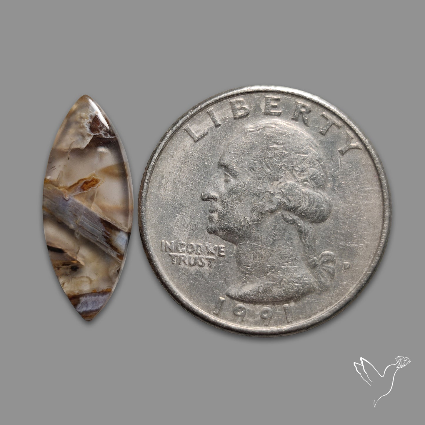 Turkish Tube Agate Cabochon