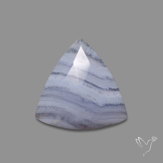 Rose Cut Blue Lace Agate