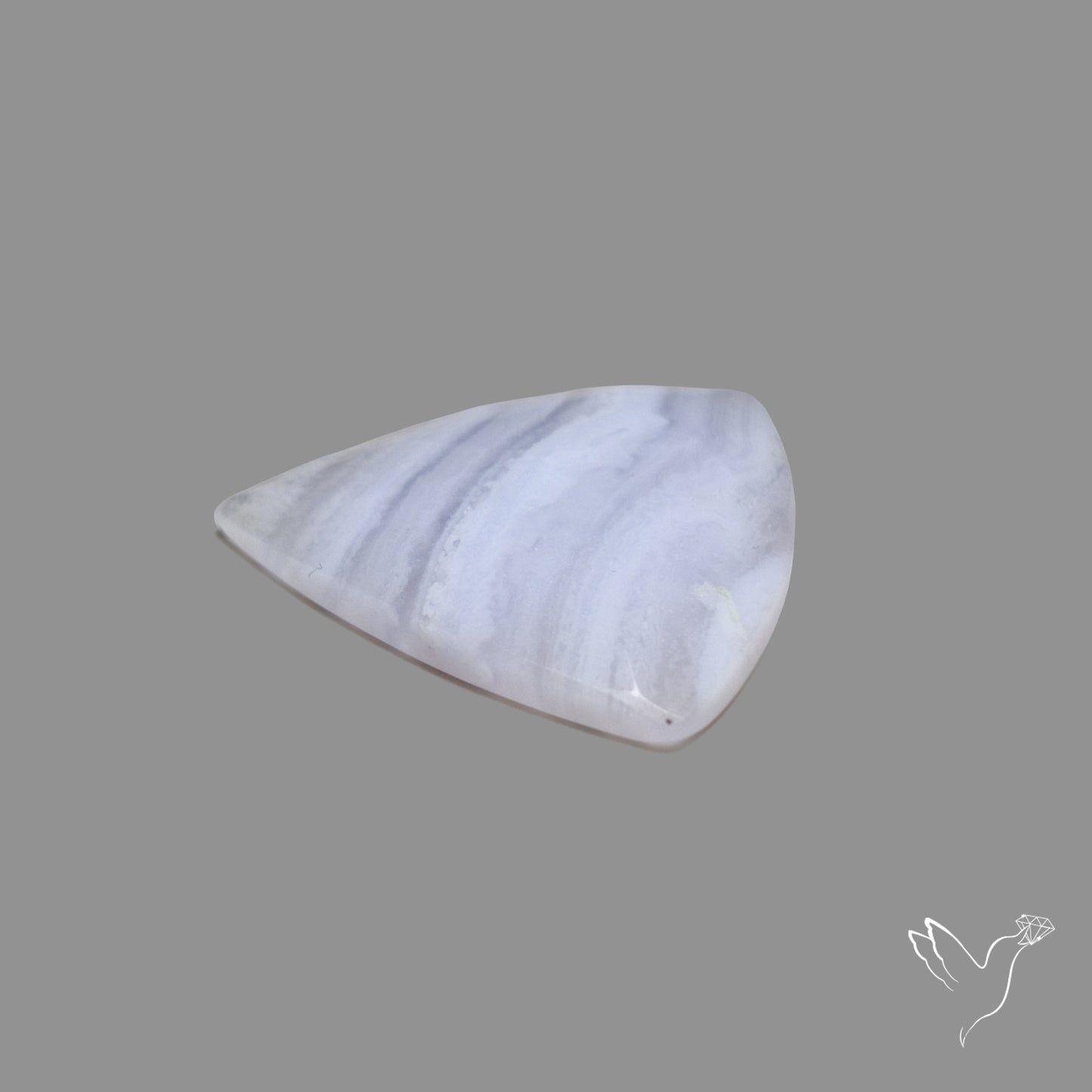 Rose Cut Blue Lace Agate