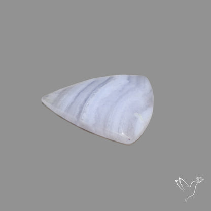 Rose Cut Blue Lace Agate
