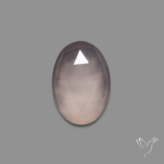 Rose Cut Lavender Chalcedony