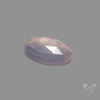Rose Cut Lavender Chalcedony