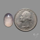 Rose Cut Lavender Chalcedony