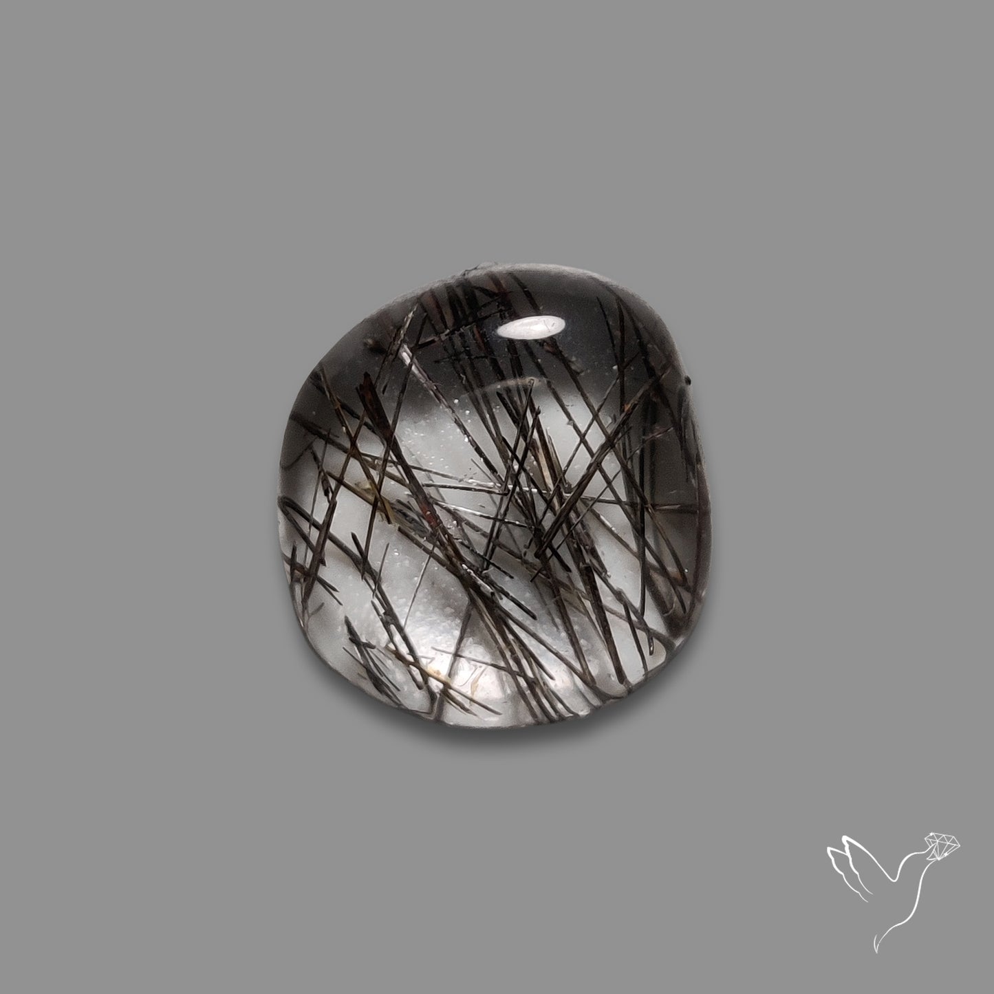 Black Tourmalinated Quartz