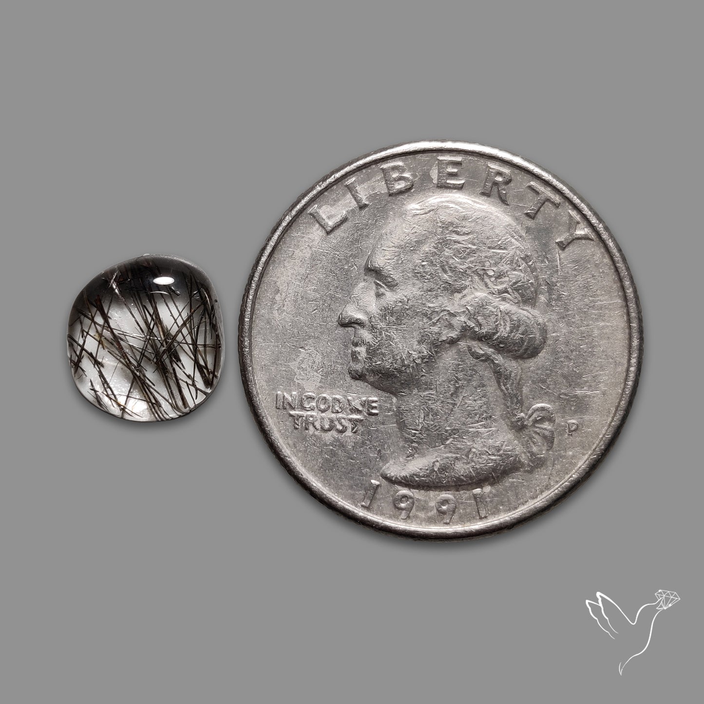 Black Tourmalinated Quartz