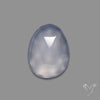 Rose Cut Namibian Blue Chalcedony