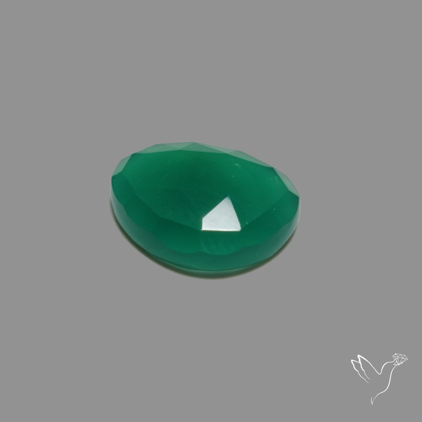 Rose Cut Chrome Chalcedony