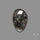 Rose Cut Black Tourmalinated Quartz
