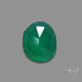 Rose Cut Chrome Chalcedony